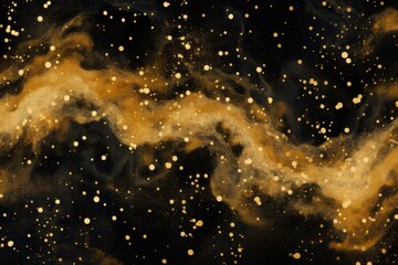Obraz na płótnie Canvas Gold magic starry night. Seamless vector pattern with stars texture marble