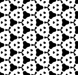 Black seamless abstract pattern. Overlay for background and backdrop. Ornamental design. PNG graphic illustration with transparent background.