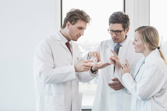 meeting in a pharmaceutical company