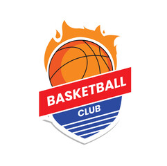 BASKETBALL CLUB LOGO ILLUSTRATION ART 2