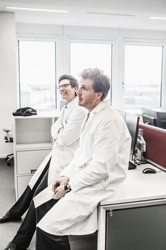 meeting in a pharmaceutical company