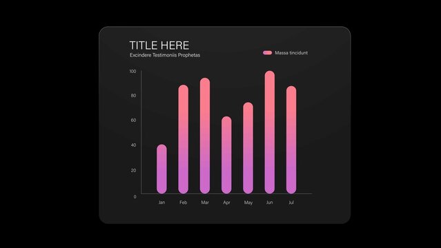 Infographic Bar Chart Video Template