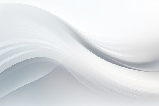 Graphic design background with modern soft curvy waves background design with light white, dim white, and dark white color © Michael