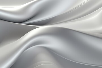 Graphic design background with modern soft curvy waves background design with light silver, dim silver, and dark silver color