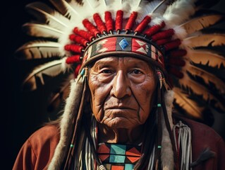 Native American Indian man