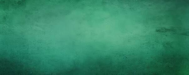 Green flat clear gradient background with grainy rough matte noise plaster texture