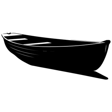 recommend clip art: row boat icon illustration, row boat black silhouette logo svg vector