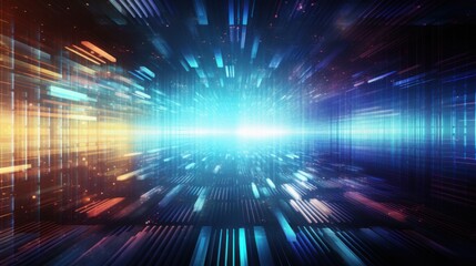 Obraz premium Transferring data in a digital world abstract background