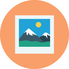 Fototapeta na wymiar mountain landscape vector illustration. hotel icon vector png. beach icon png. tourist place vector icon. tourism, vacationist, globetrotting, hostel, visitor, traverse, travel icon png.