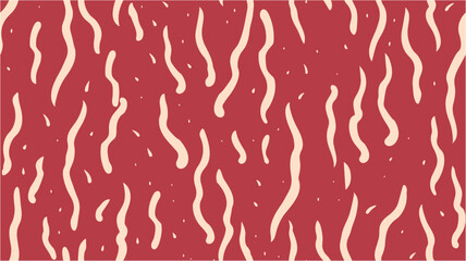 Seamless. Waves, swirl, twirl pattern. Vector print of food. Animal skin banner. Hand drawn waves. Animal seamless pattern. Seamless texture. Vector illustration with abstract waves.