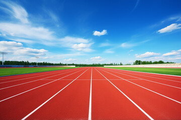 running track in field