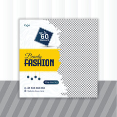 Fashion social media post design