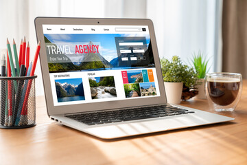 Online travel agency website for modish search and travel planning offers deal and package for...