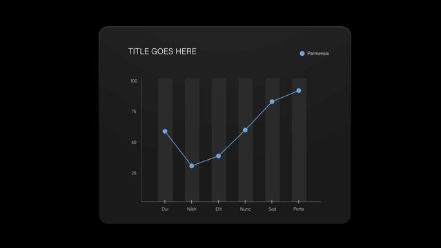 Line Chart Infographic Video Template