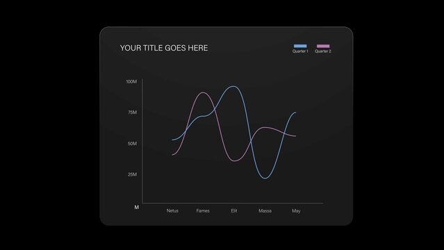 Line Chart Infographic Video Template
