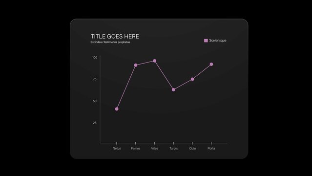 Line Chart Infographic Video Template