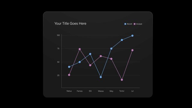 Line Chart Infographic Video Template