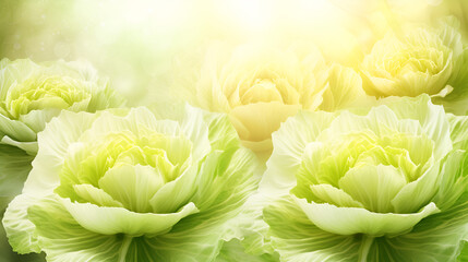 Floral white-green background. Peonies flowers close-up on a transparent halftone light red background. Greeting card. Nature..