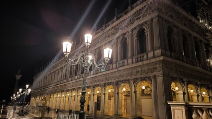 Venice, St. Marco square at night