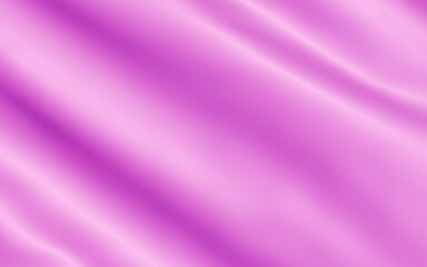 Background or wallpaper, texture of bright pink silk. It's flowing. The flow of soft silk for use as a textured background. 3D Rendering