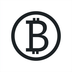 bitcoin icon black