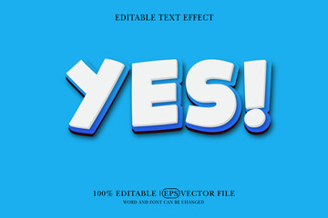 Editable Vector Illustration Text Style and 3D Text Effects Template