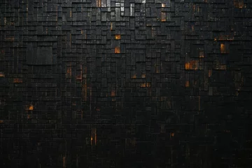 Tuinposter metal grid background © Magic Art