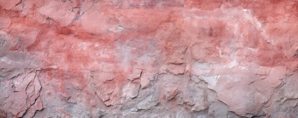 Pastel red concrete stone texture for background in summer wallpaper