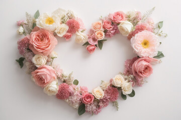 circle shaped wreath of flowers