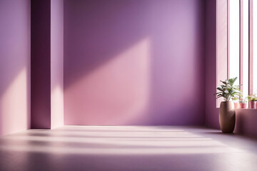 purple background with wall