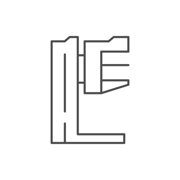 outline caliper measuring tool clip art preview