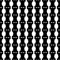 Abstract black figures on a whire background. Seamless texture for fashion, textile design,  on wall paper, wrapping paper, fabrics and home decor. Simple repeat pattern.
