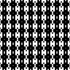 Abstract black figures on a whire background. Seamless texture for fashion, textile design,  on wall paper, wrapping paper, fabrics and home decor. Simple repeat pattern.