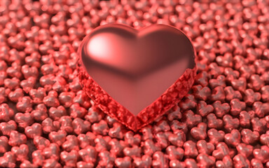 Sweet Heart of Love Valentine Day Background