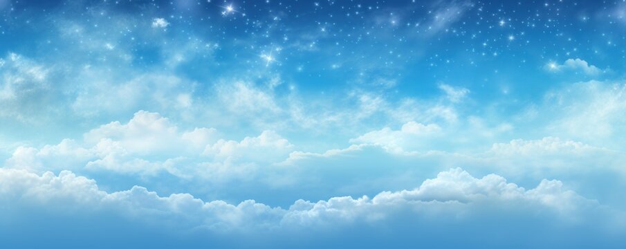 Sky speckled background, high quality, detailed. 