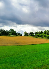 Astonishing landscape of Kashubia in Northern Poland