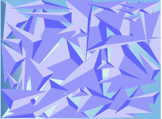 Fototapeta premium vector composition of triangular geometric planes with shades of blue