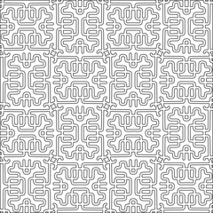 Fototapeta premium Abstract patterns.Abstract forms from lines. Vector graphics for design, prints, decoration, cover, textile, digital wallpaper, web background, wrapping paper, clothing, fabric, packaging, cards.