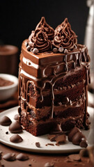 Chocolate Cake With Choco Chips