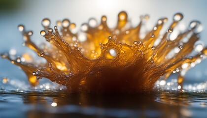 water drop blurry, depth of field,