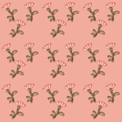 seamless pattern with flowers