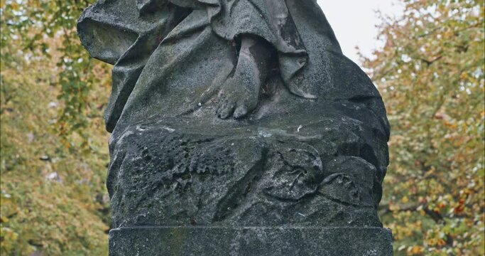 Old cemetery statue