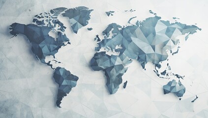 world map on background