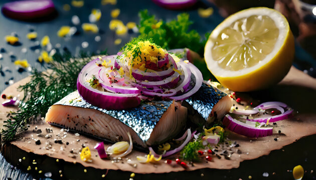 hering, matjes, salat, karneval, essen, kater, fr&uuml;hst&uuml;ck, fasching, rheinland, close up, fischessen, neu, 