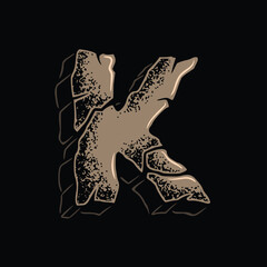 K Stone Hardcore Font