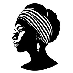 silhouette of a woman