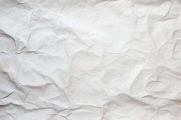 Abstract aged background - crumpled white paper texture, highly detailed 