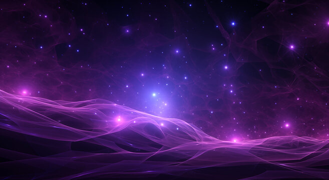 stars in space | pruple space design wallpaper