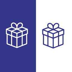 Gift vector icon , gift box icon vector design