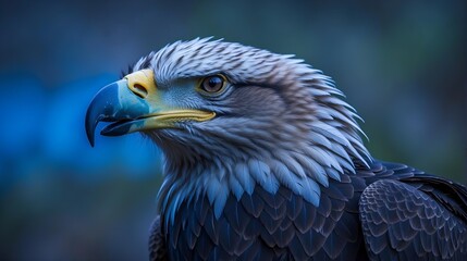 Portrait of a eagle.